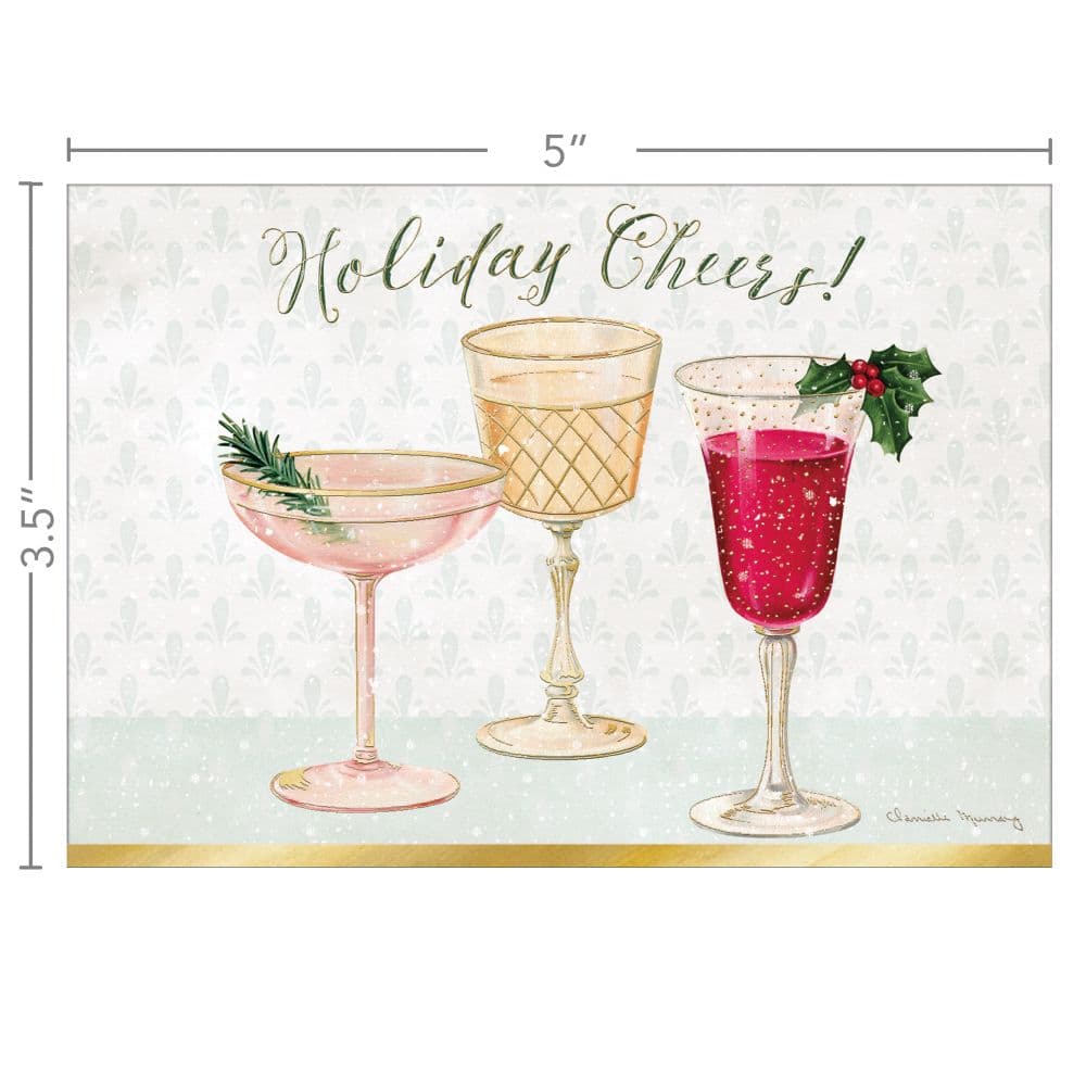 Holiday Cheers by Danielle Murray Petite Christmas Cards Alt3