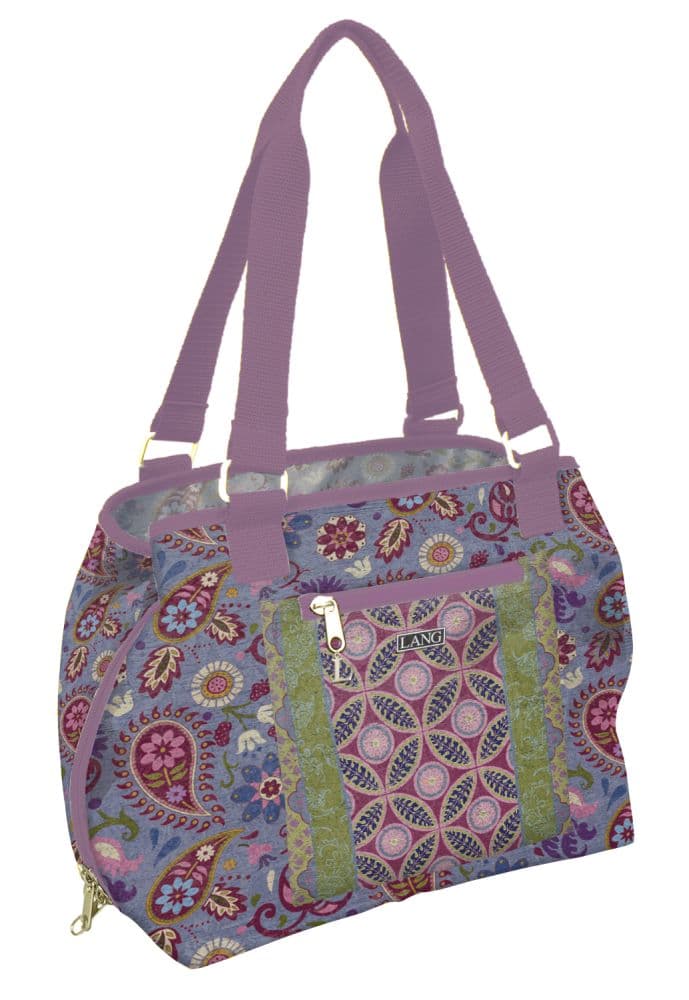 Orchid Ikat Lunch Tote by Suzanne Nicoll