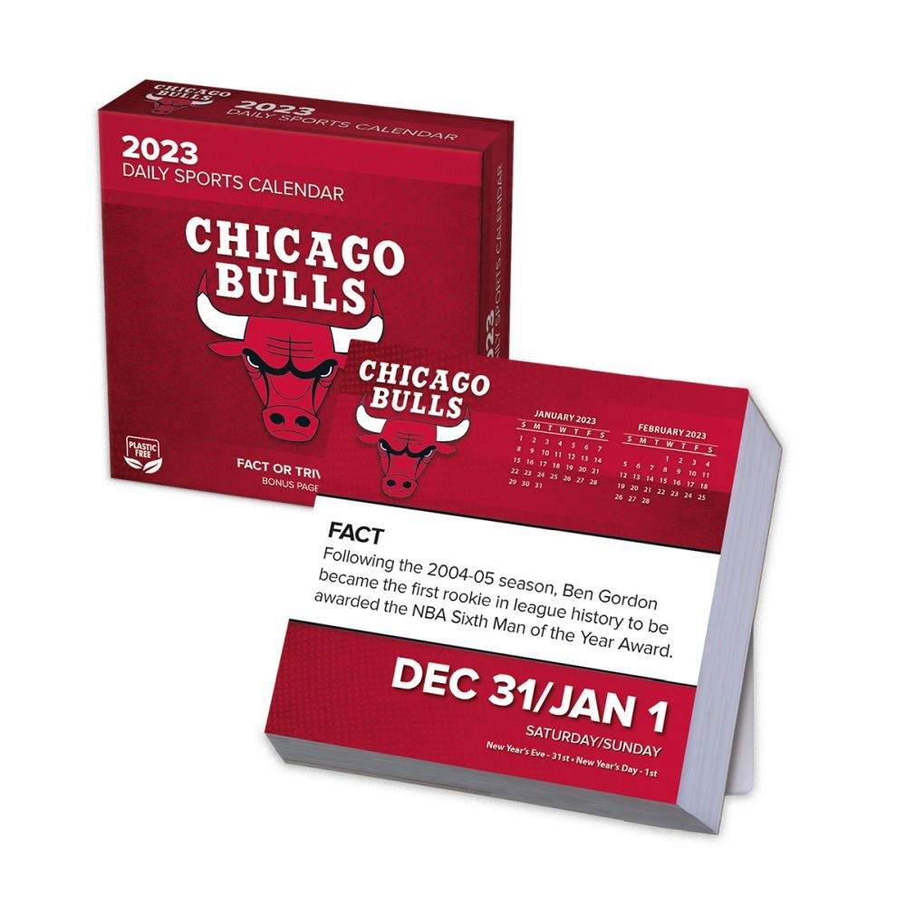 Chicago Bulls 2023 Desk Calendar