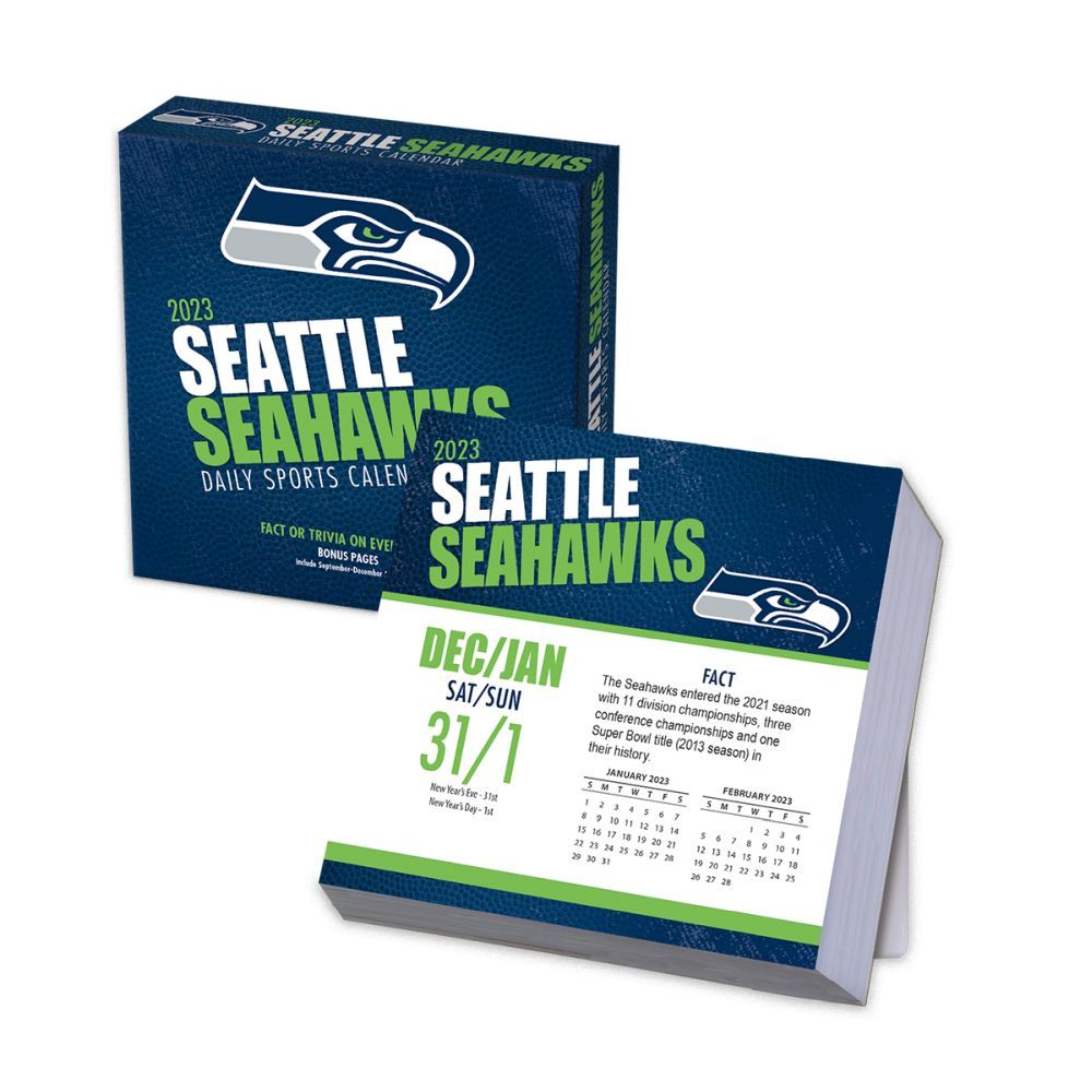 Seattle Seahawks 2023 Desk Calendar