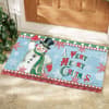 image Merry Snowman Doormat by Kimberly Poloson Alternate Image 1