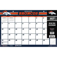 image NFL Denver Broncos Small 2027 Desk Pad