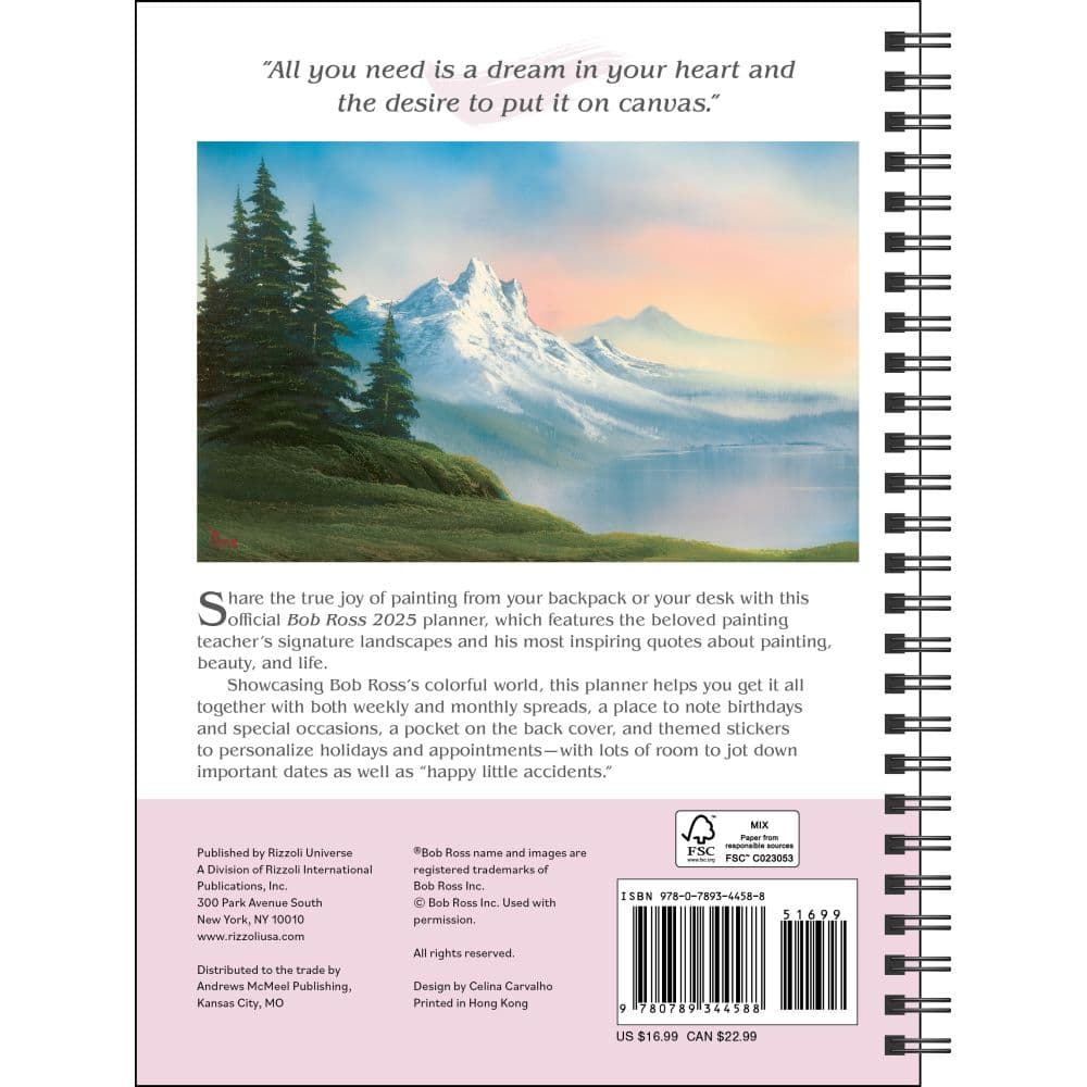 Bob Ross 2025 Planner