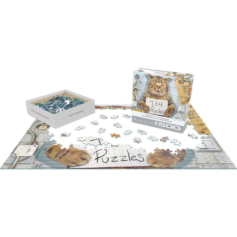 Feline Felon 500 Piece Puzzle Second Alternate Image