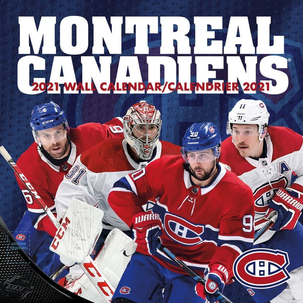 Montreal Canadiens 2021 calendars | Sports-Calendars.com