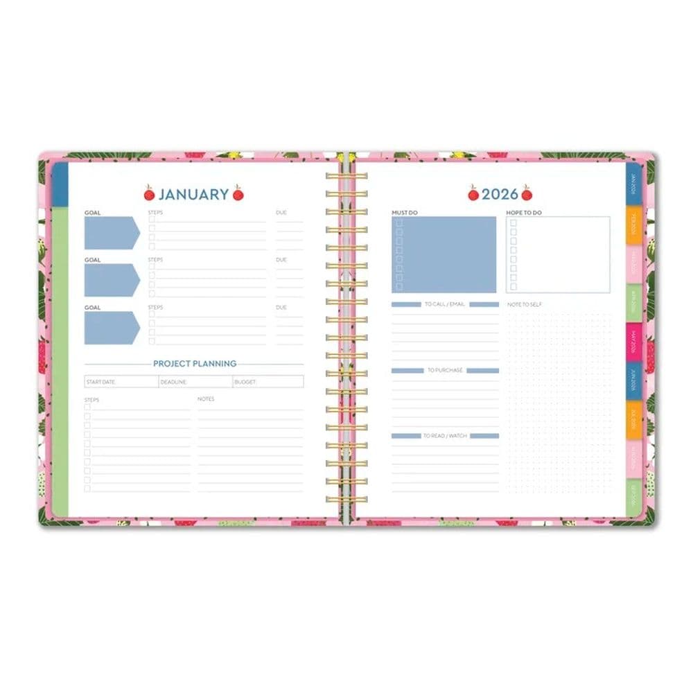 Citrus Hardcover High Note 2026 Planner Third Alternate Image