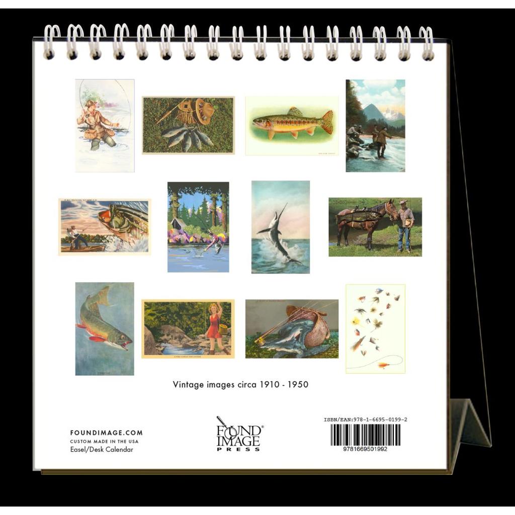 Fishing 2024 Easel Desk Calendar First Alternate Image width=&quot;1000&quot; height=&quot;1000&quot;