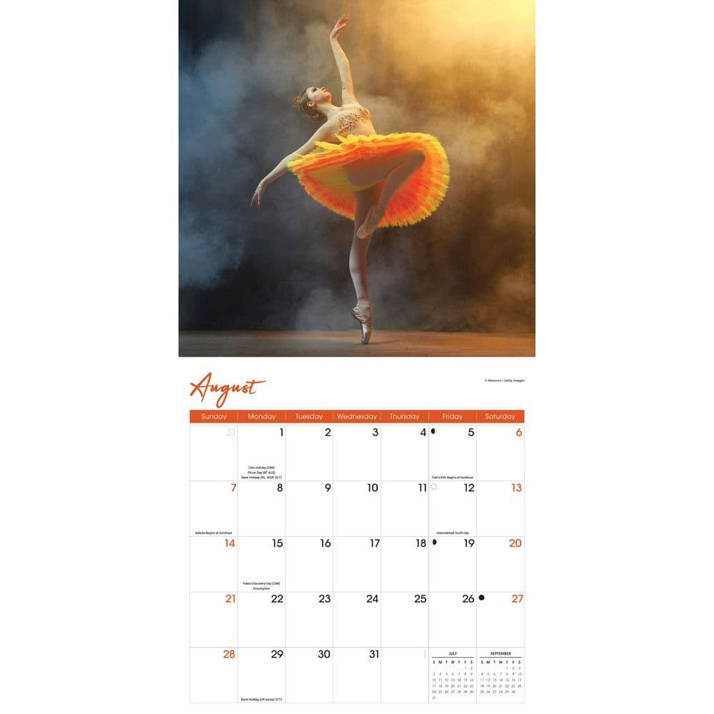 Ballet 2022 Wall Calendar - Calendars.com