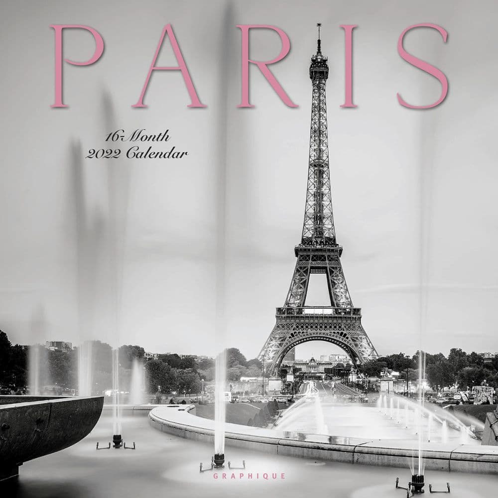 Paris B&W 2022 Wall Calendar - Calendars.com