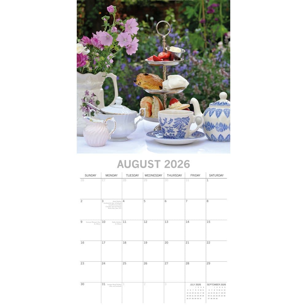Afternoon Tea 2026 Wall Calendar Third Alternate Image