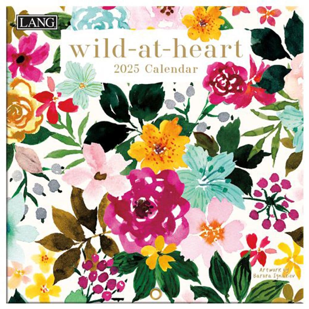 Wild at Heart by Barbra Ignatiev 2025 Mini Wall Calendar_Main Image