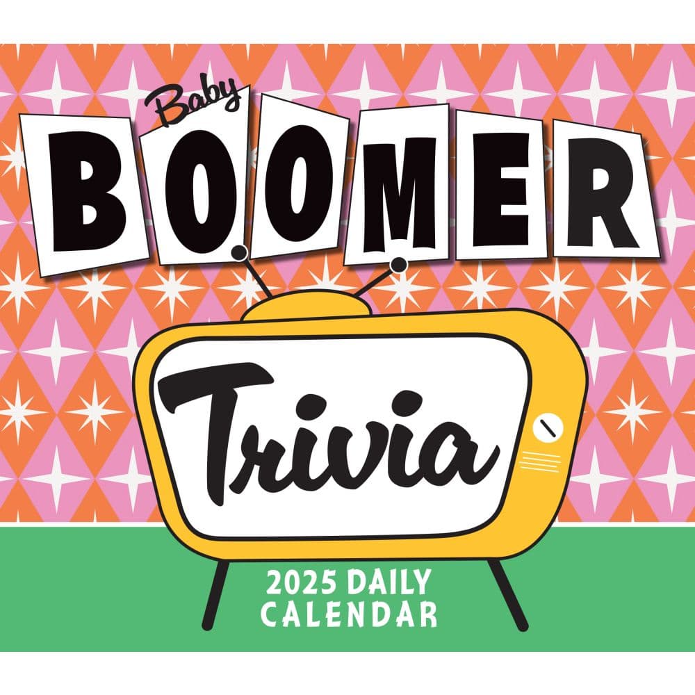 Baby Boomer Trivia 2025 Desk Calendar