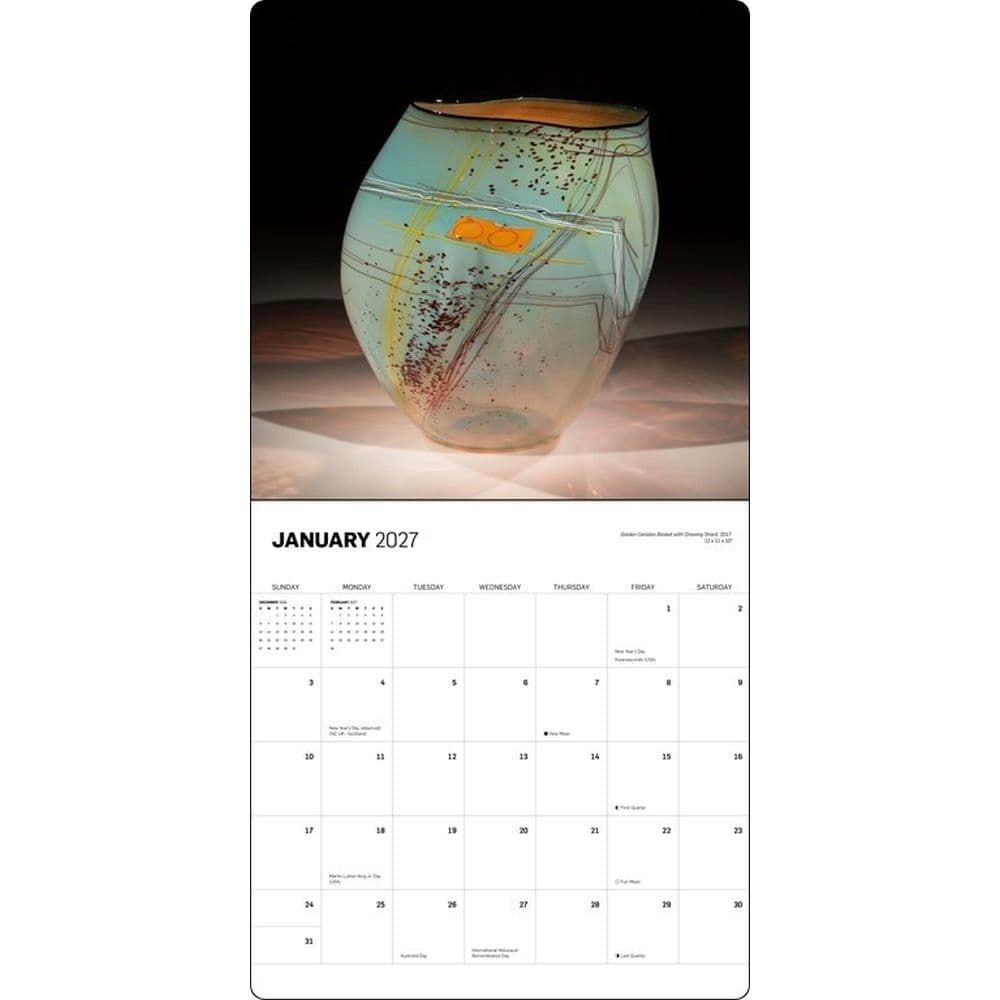 Chihuly 2027 Wall Calendar Second Alternate Image