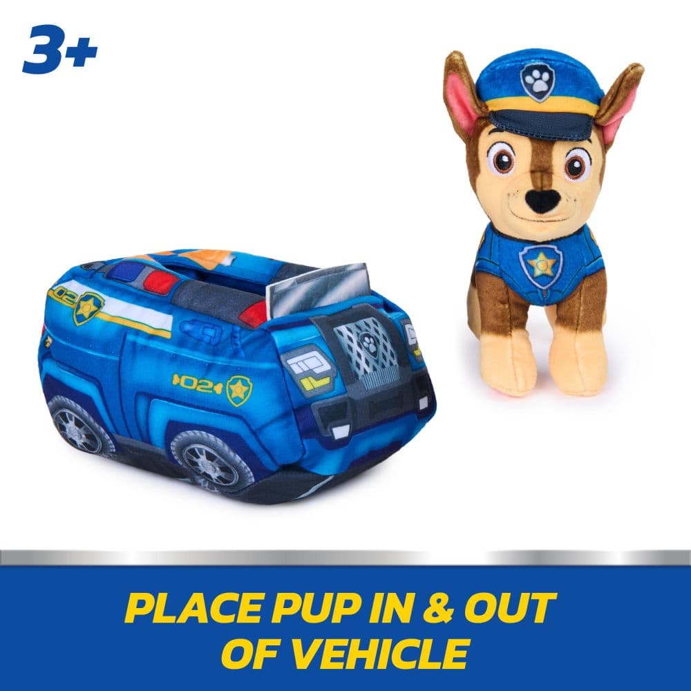 Paw Patrol Chase 2-in-1 Vehicle Plush Fifth Alternate Image