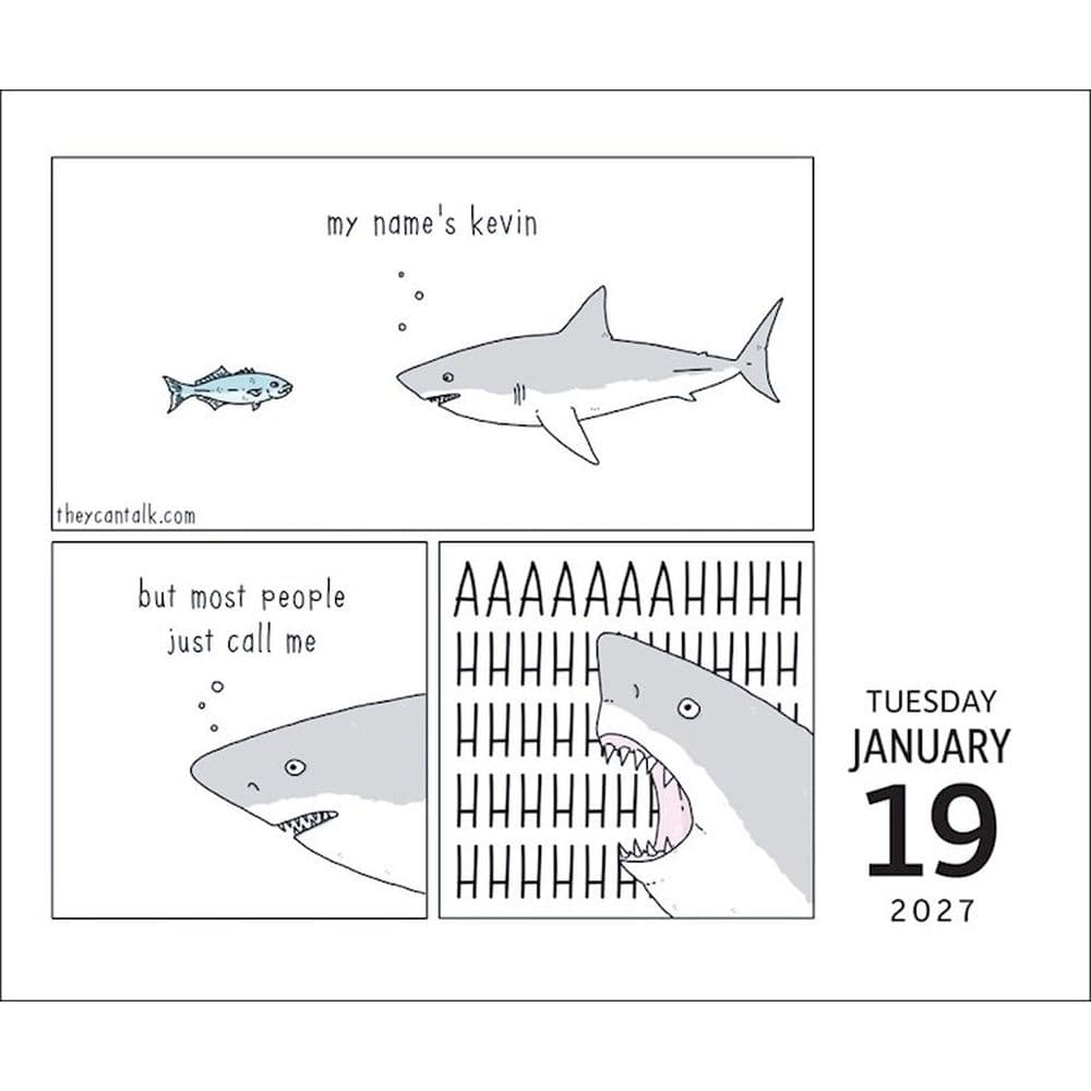 They Can Talk Comic 2027 Desk Calendar Third Alternate Image