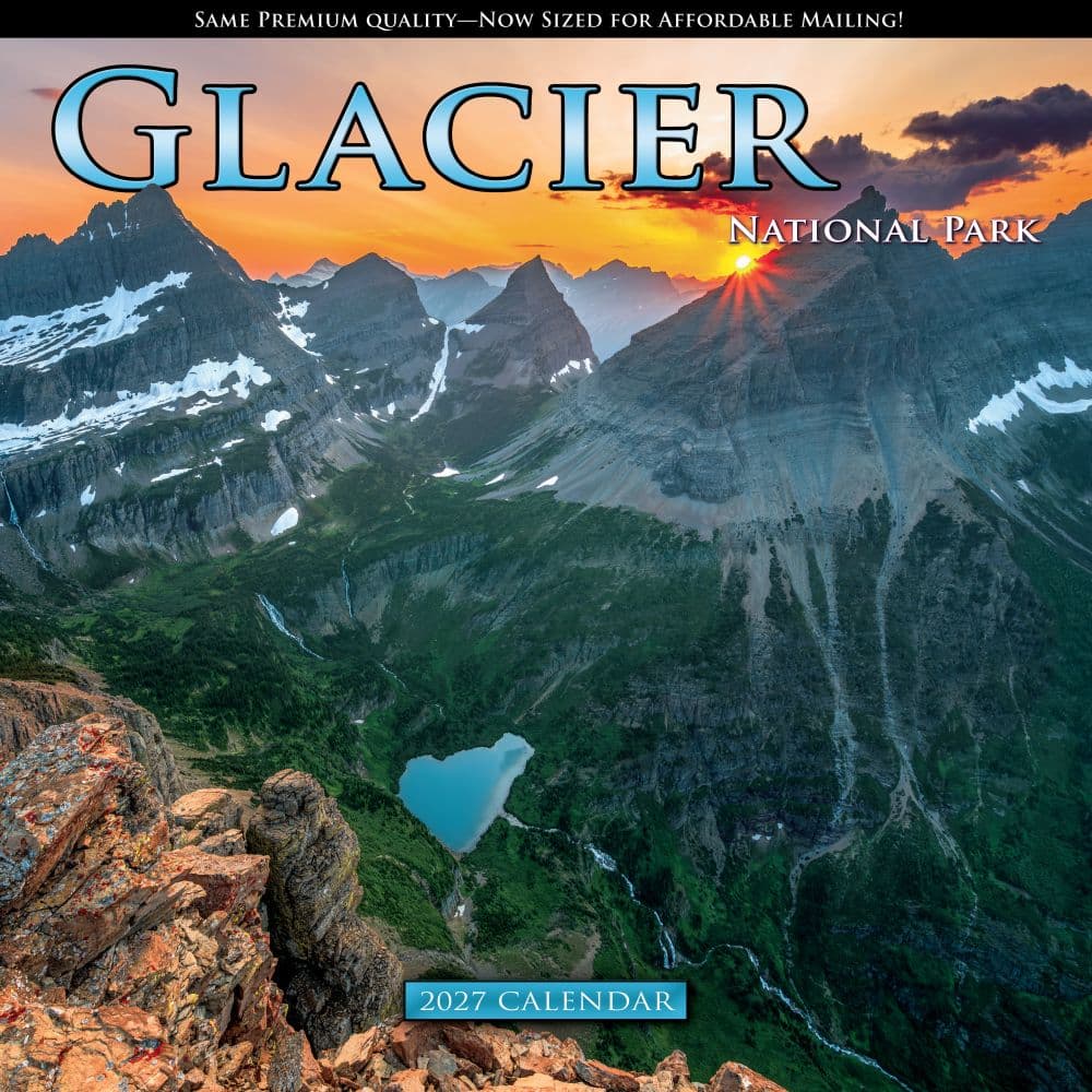 Glacier National Park 2027 Wall Calendar