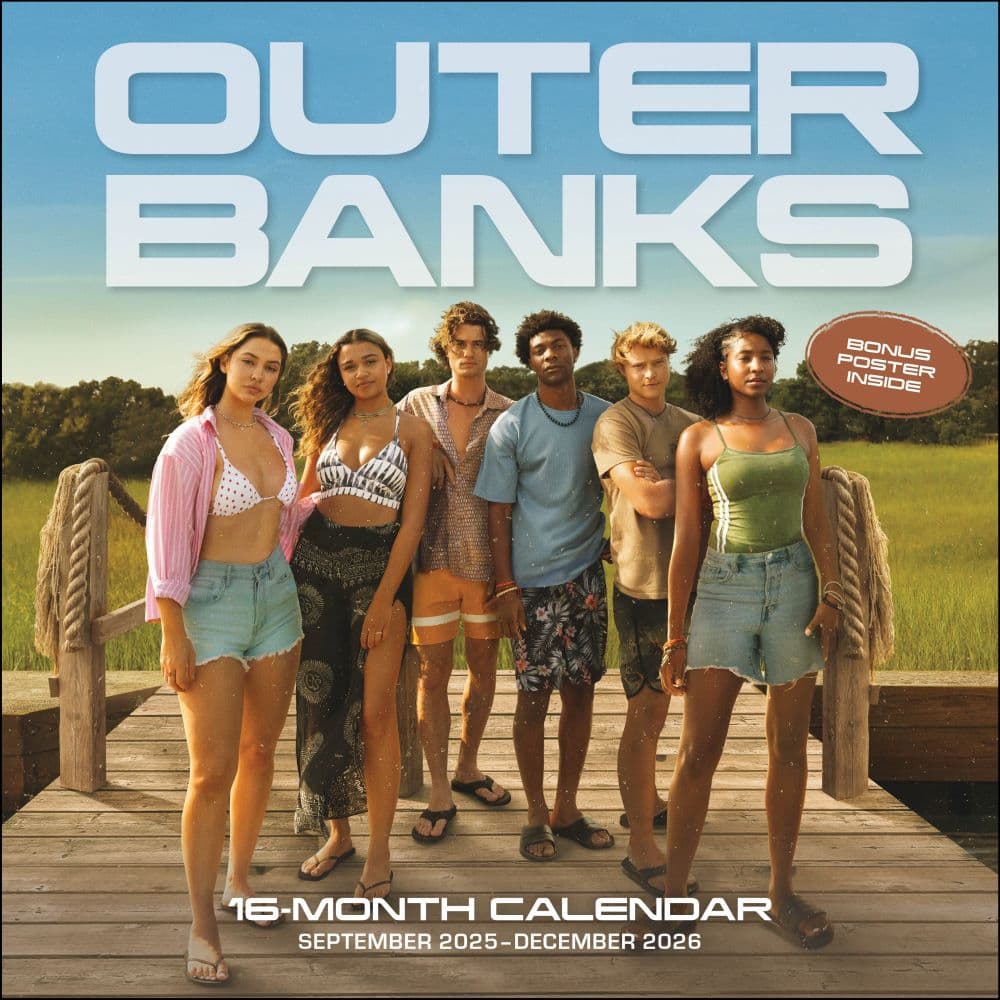 Outer Banks 2026 Wall Calendar  Main Image