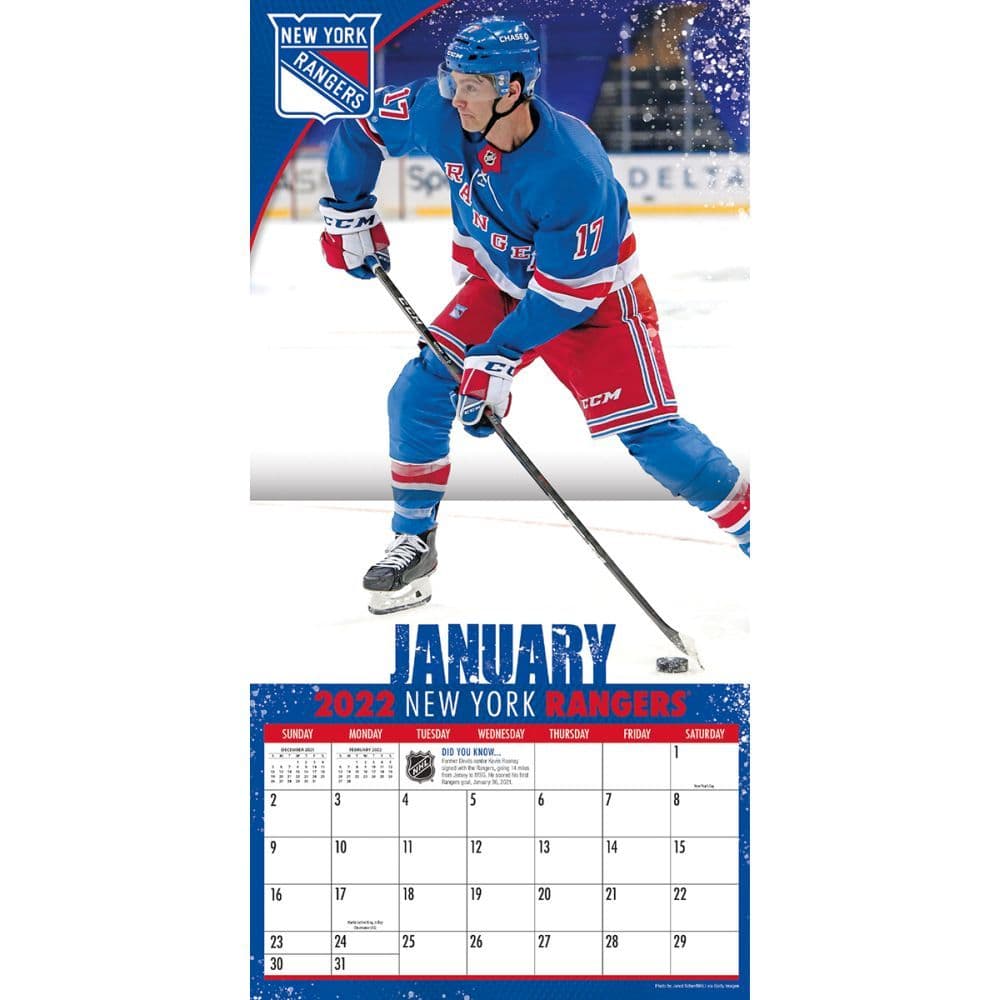 Ny Rangers Home Schedule 2022 23 New York Rangers 2022 Wall Calendar - Calendars.com