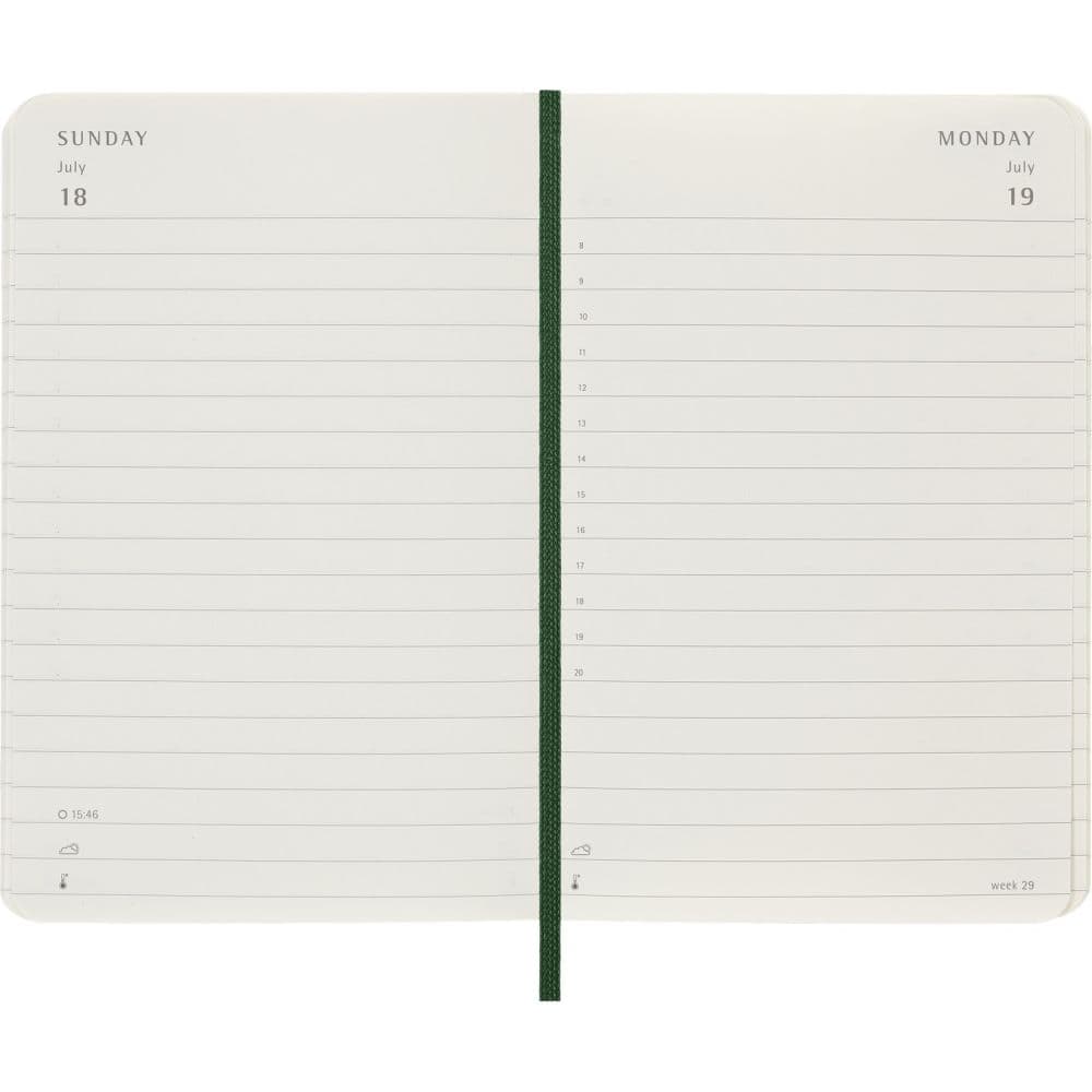 Moleskine Myrtle Green Pocket Soft Cover 2027 Daily Planner Second Alternate Image
