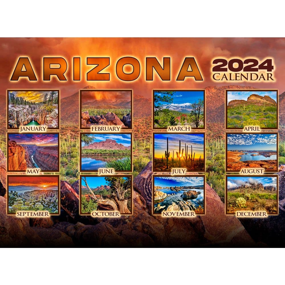 Arizona 2024 Wall Calendar