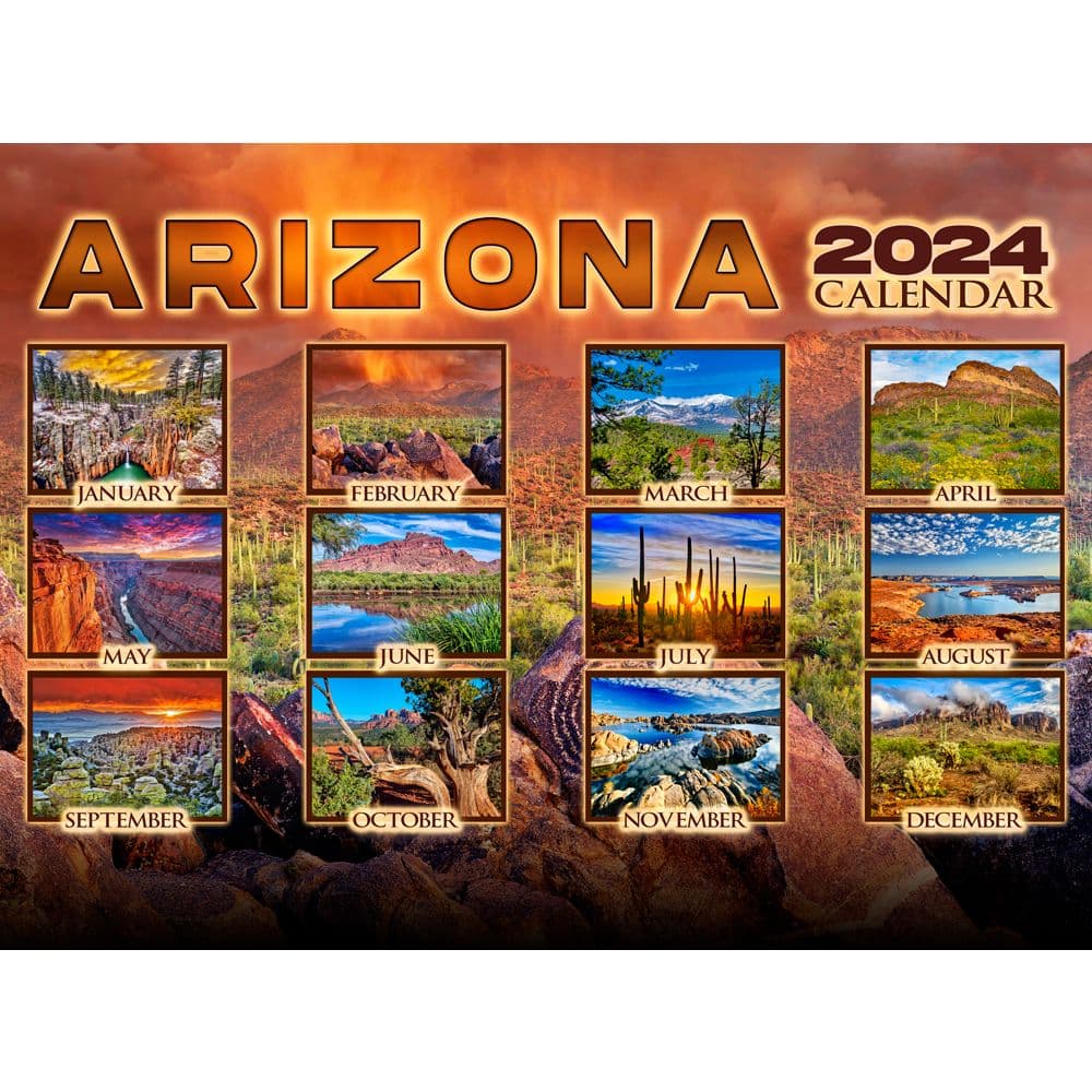 Arizona 2024 Wall Calendar First Alternate Image