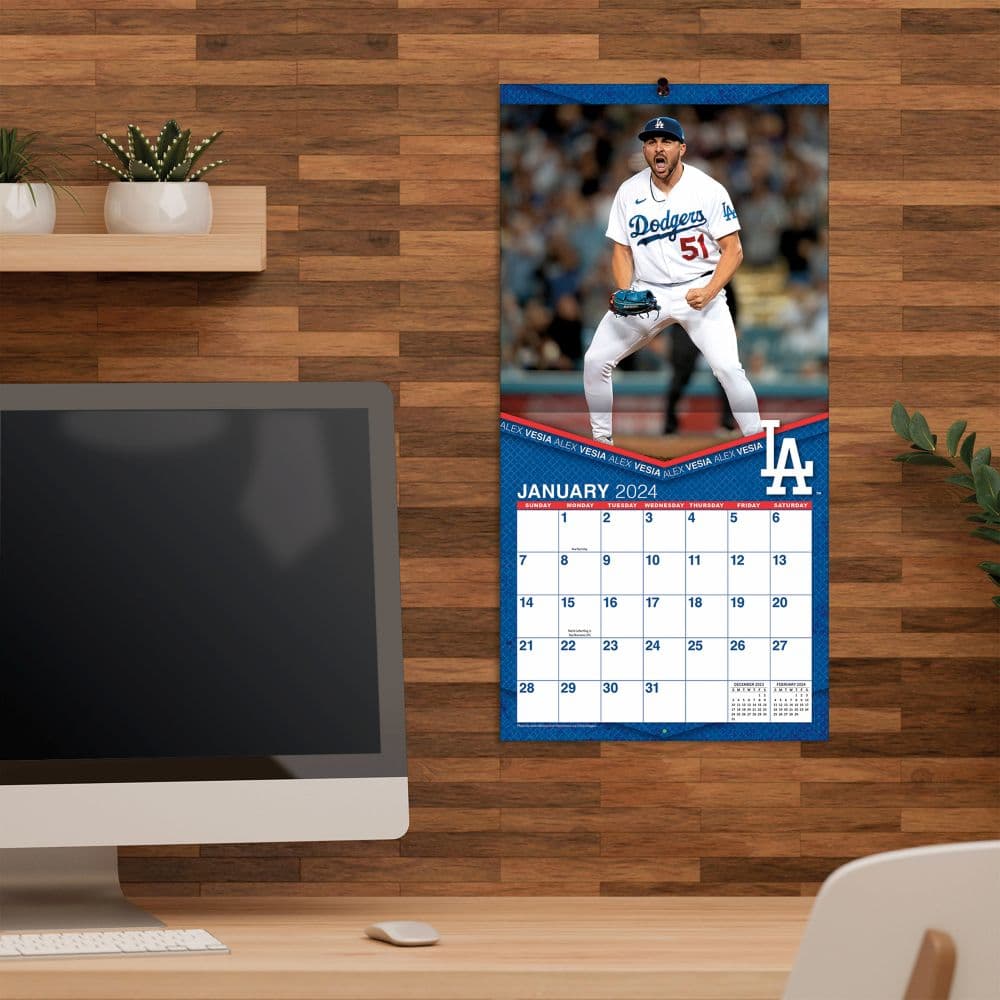Los Angeles Dodgers 2024 Mini Wall Calendar