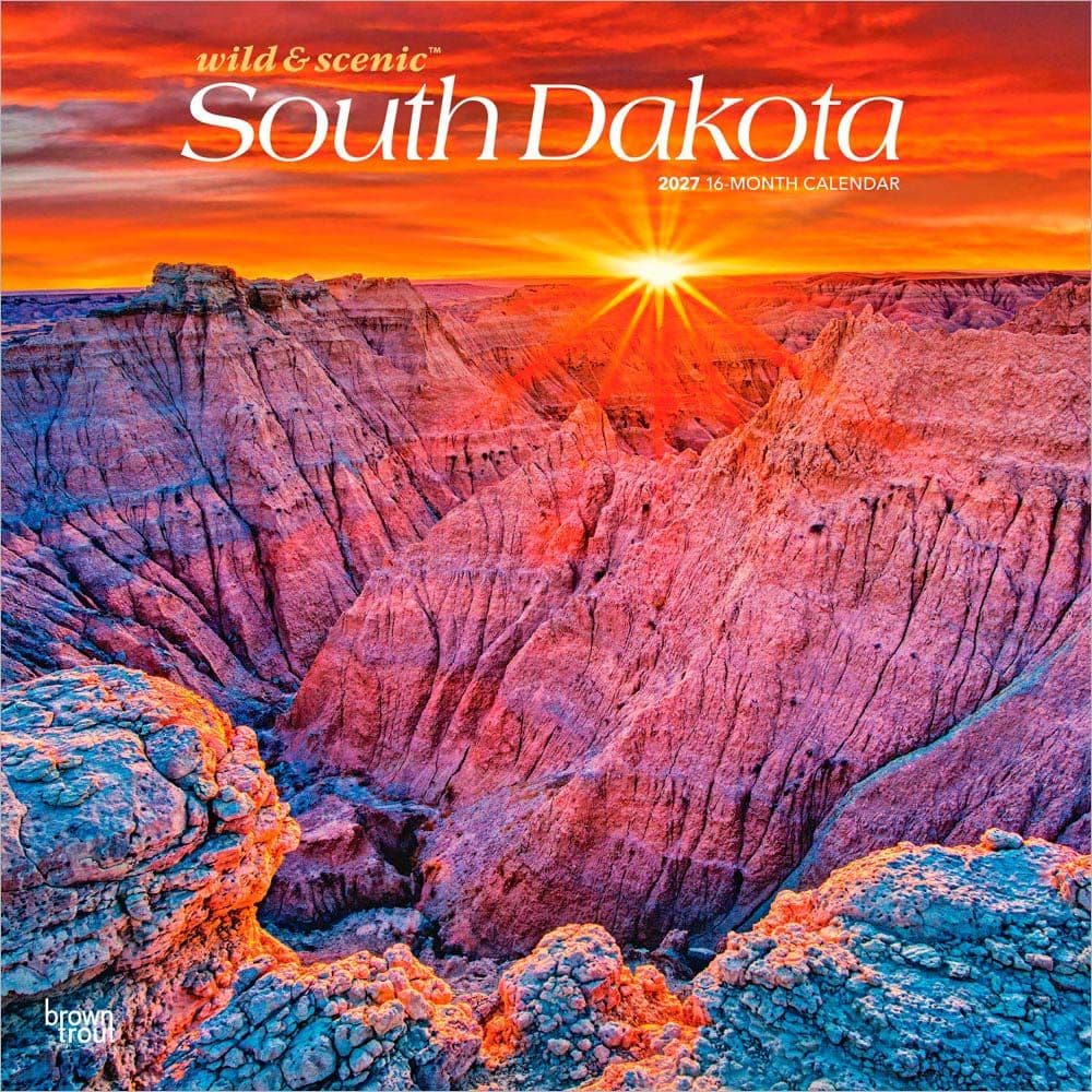 South Dakota 2027 Wall Calendar Main Product Image