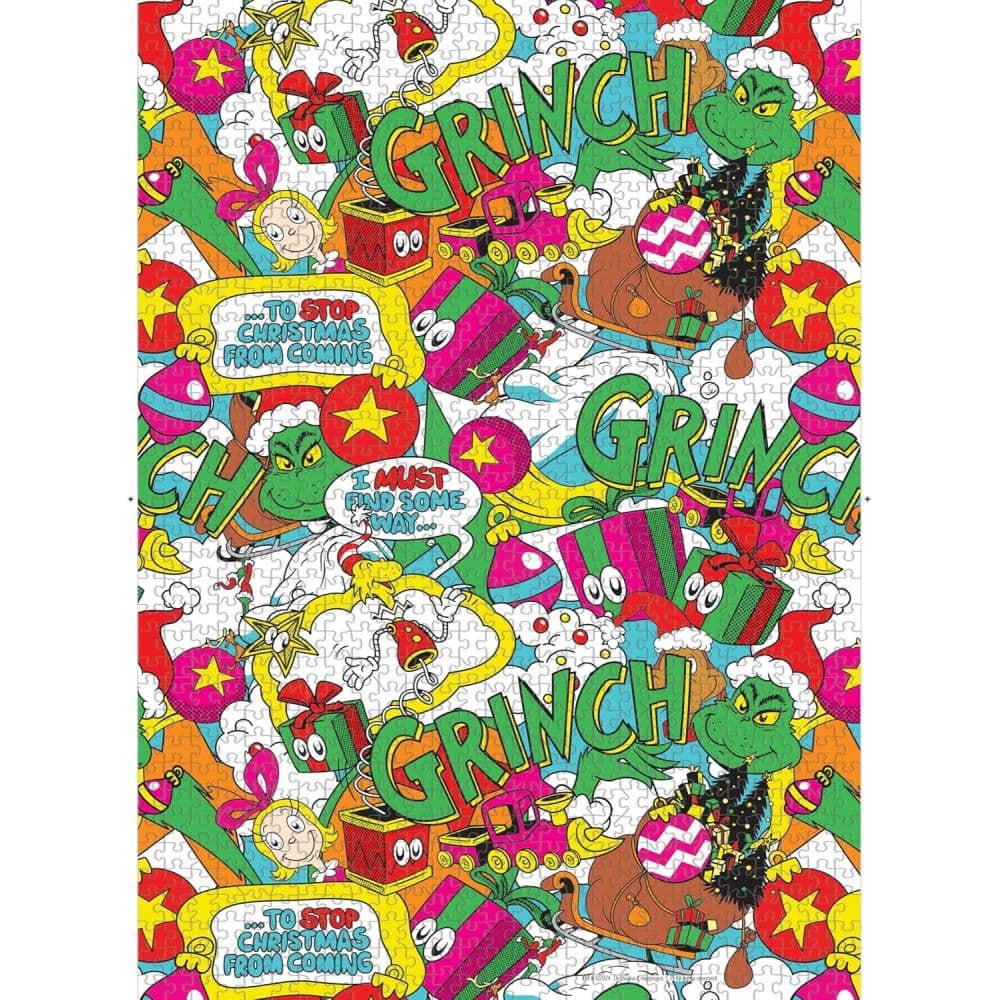 Grinch Poppin 1000 Piece Puzzle Fifth Alternate Image