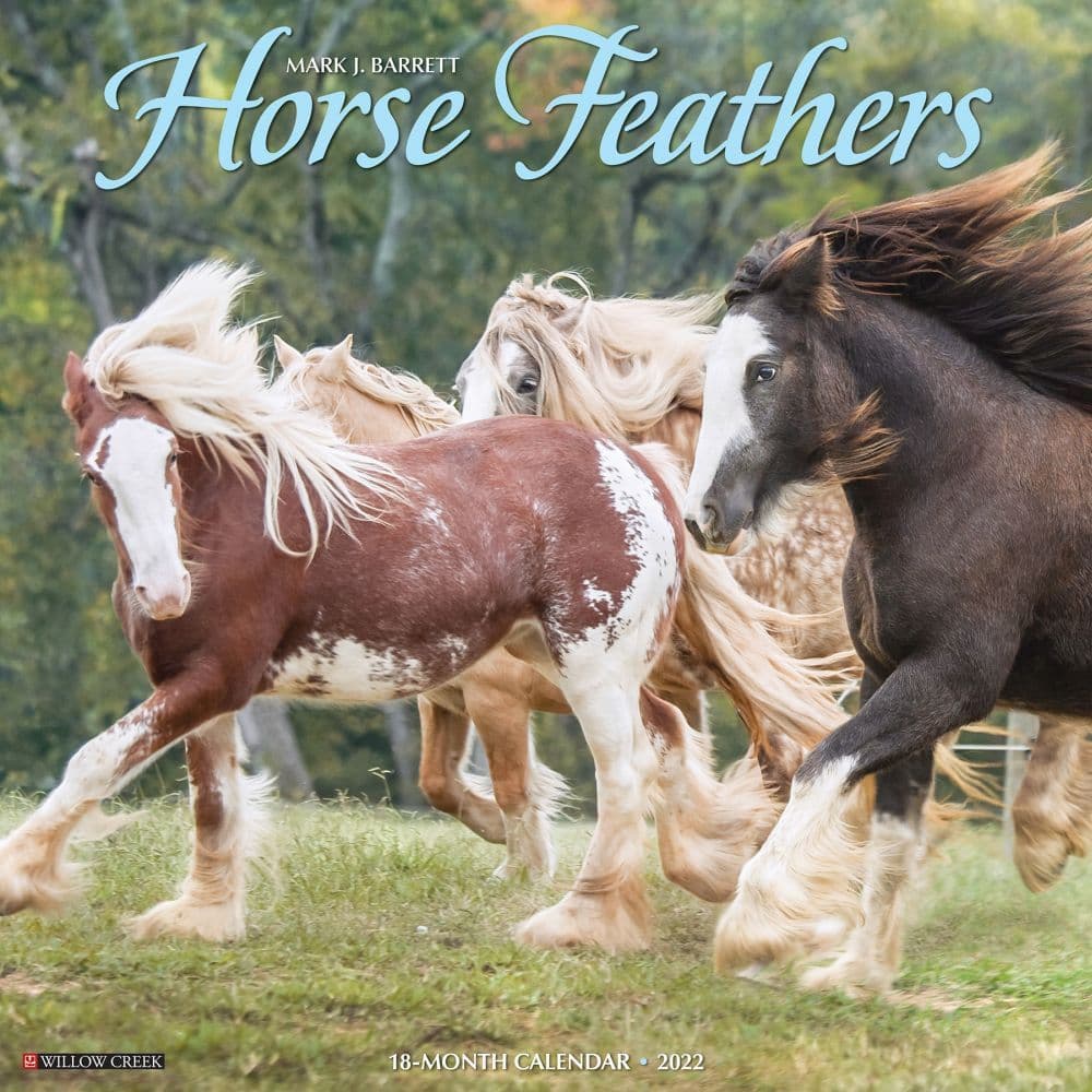 Horse Feathers 2022 Wall Calendar