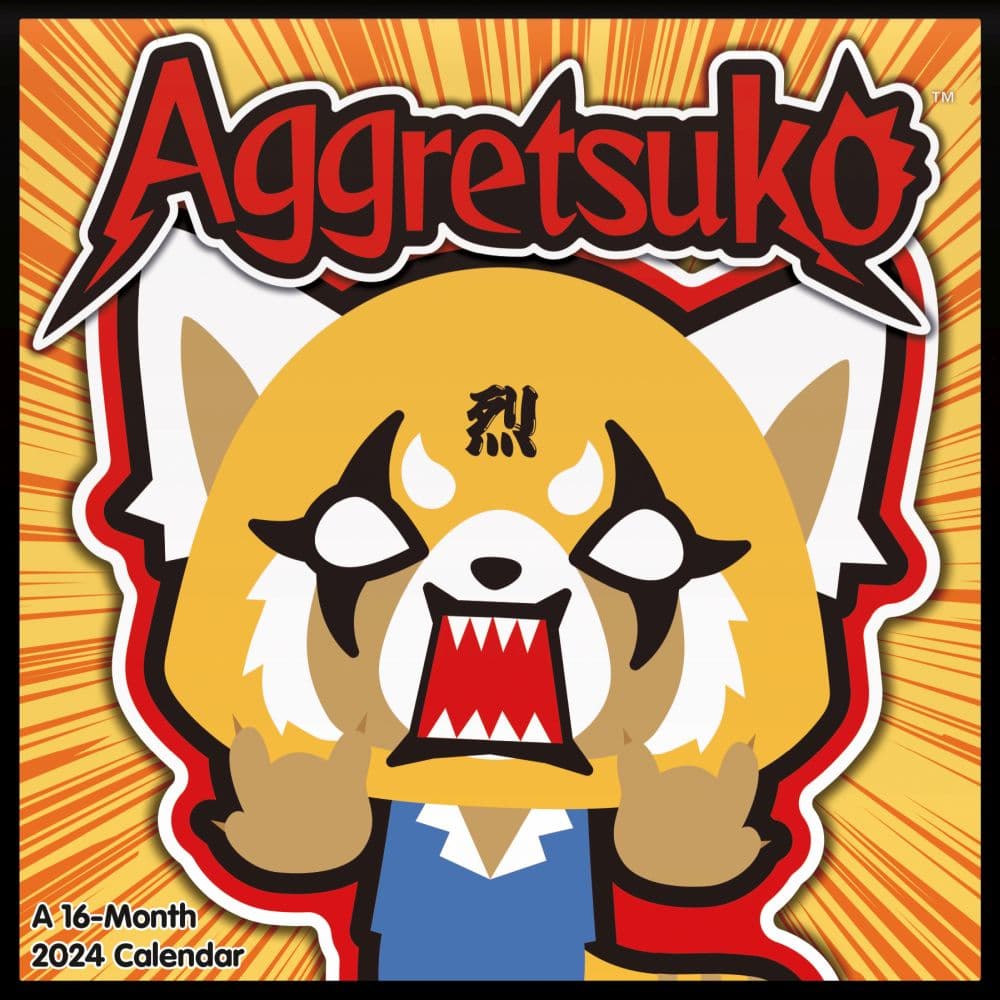 Aggretsuko 2024 Wall Calendar