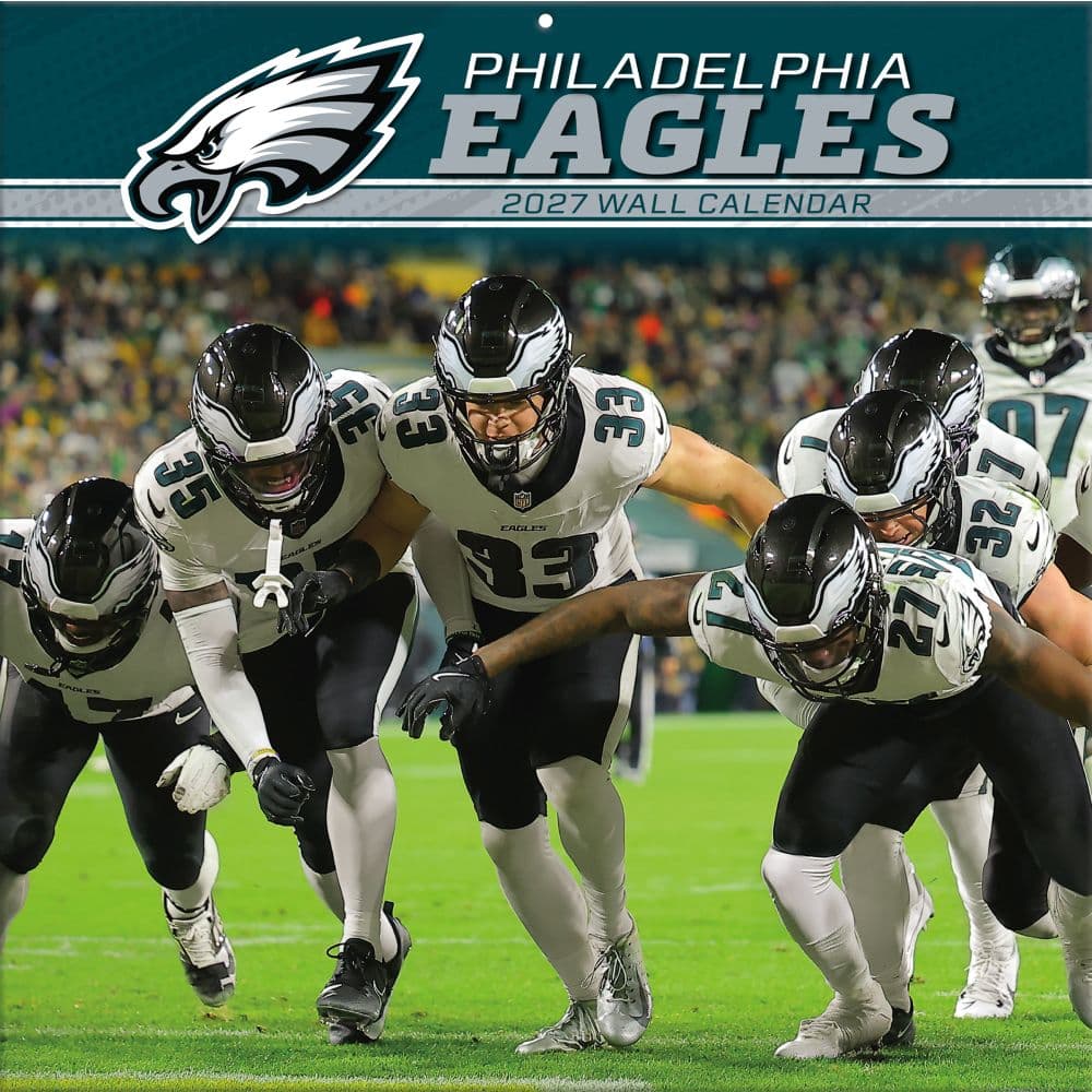 image NFL Philadelphia Eagles 2027 Wall Calendar Main Product Image
