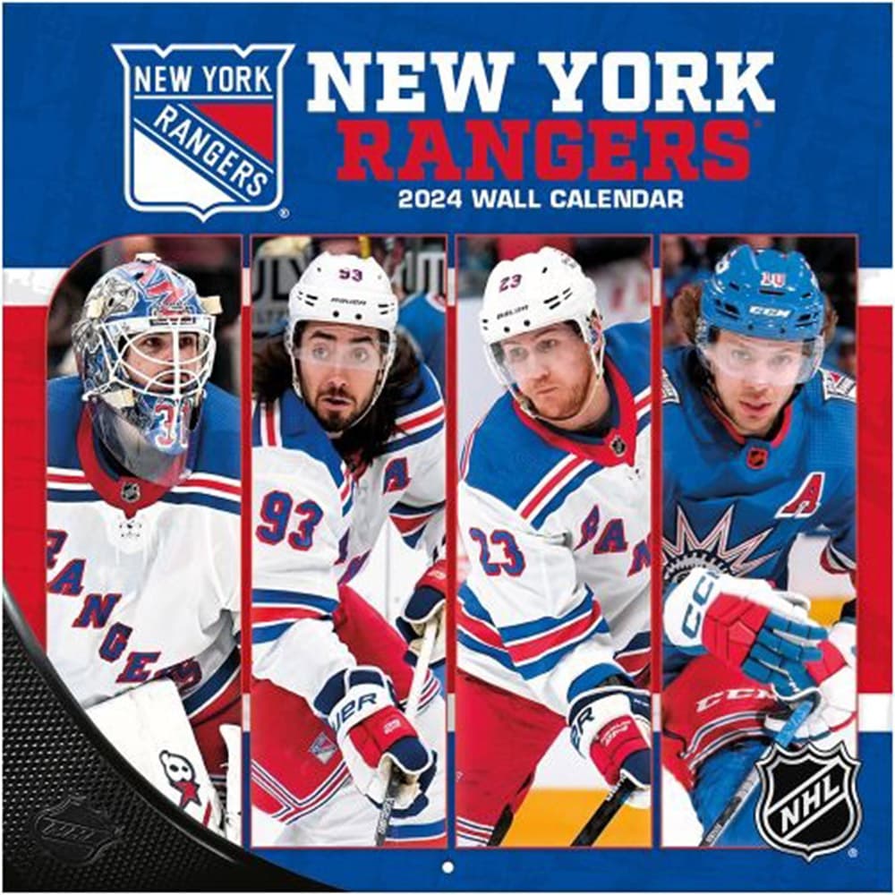 New York Rangers 2024 Mini Wall Calendar