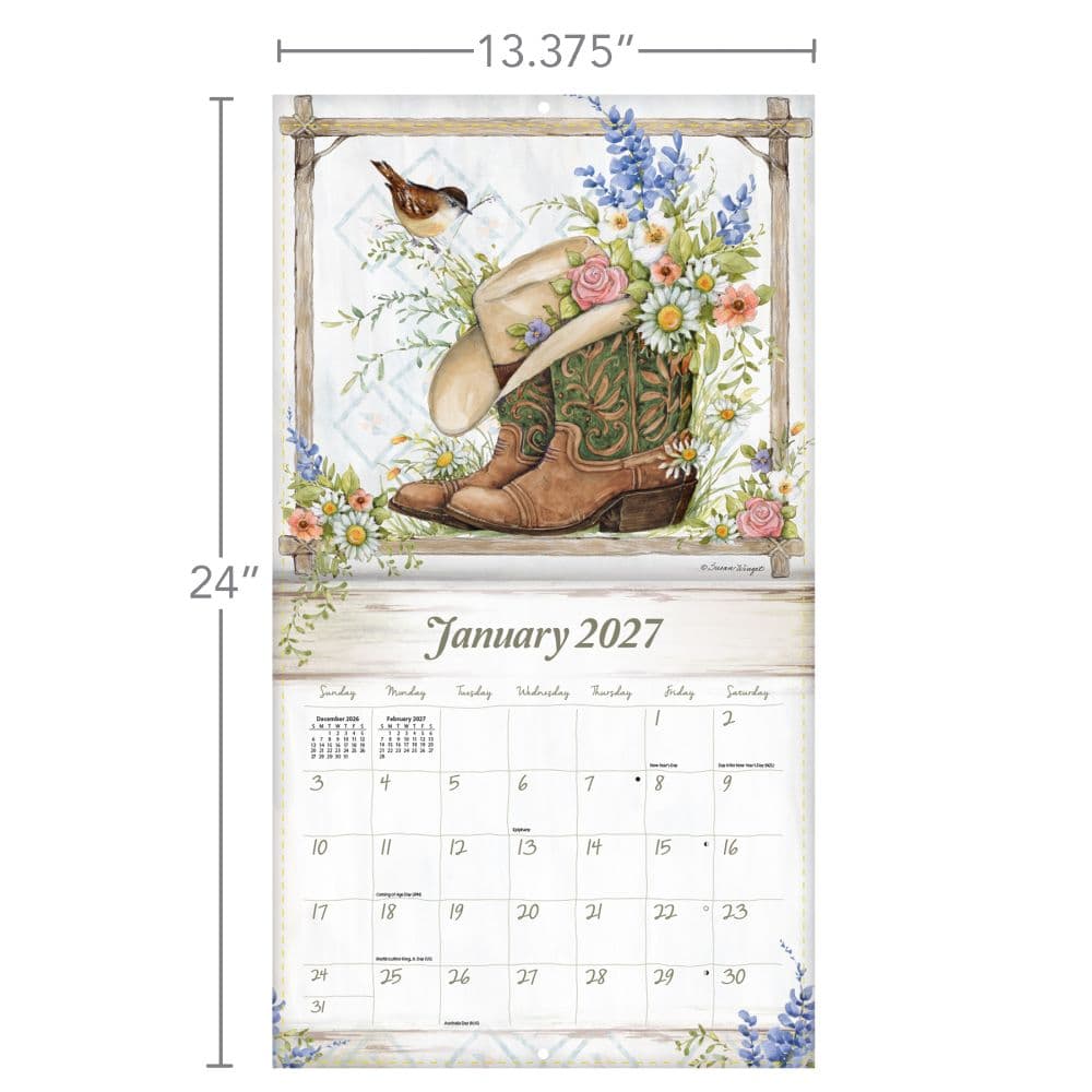 Rosewood Ranch 2027 Wall Calendar by Susan Winget Third  Alternate Image