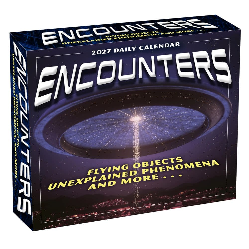 image Encounters 2027 Desk Calendar Main Product Image