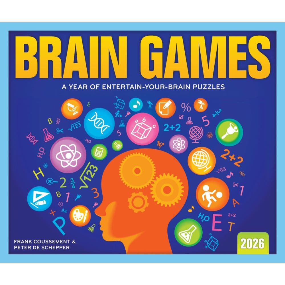 Brain Games 2026 Desk Calendar Main Product Image