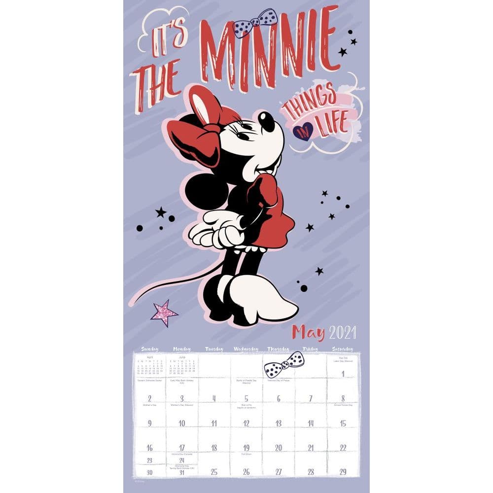 Minnie Mouse Wall Calendar - Calendars.com