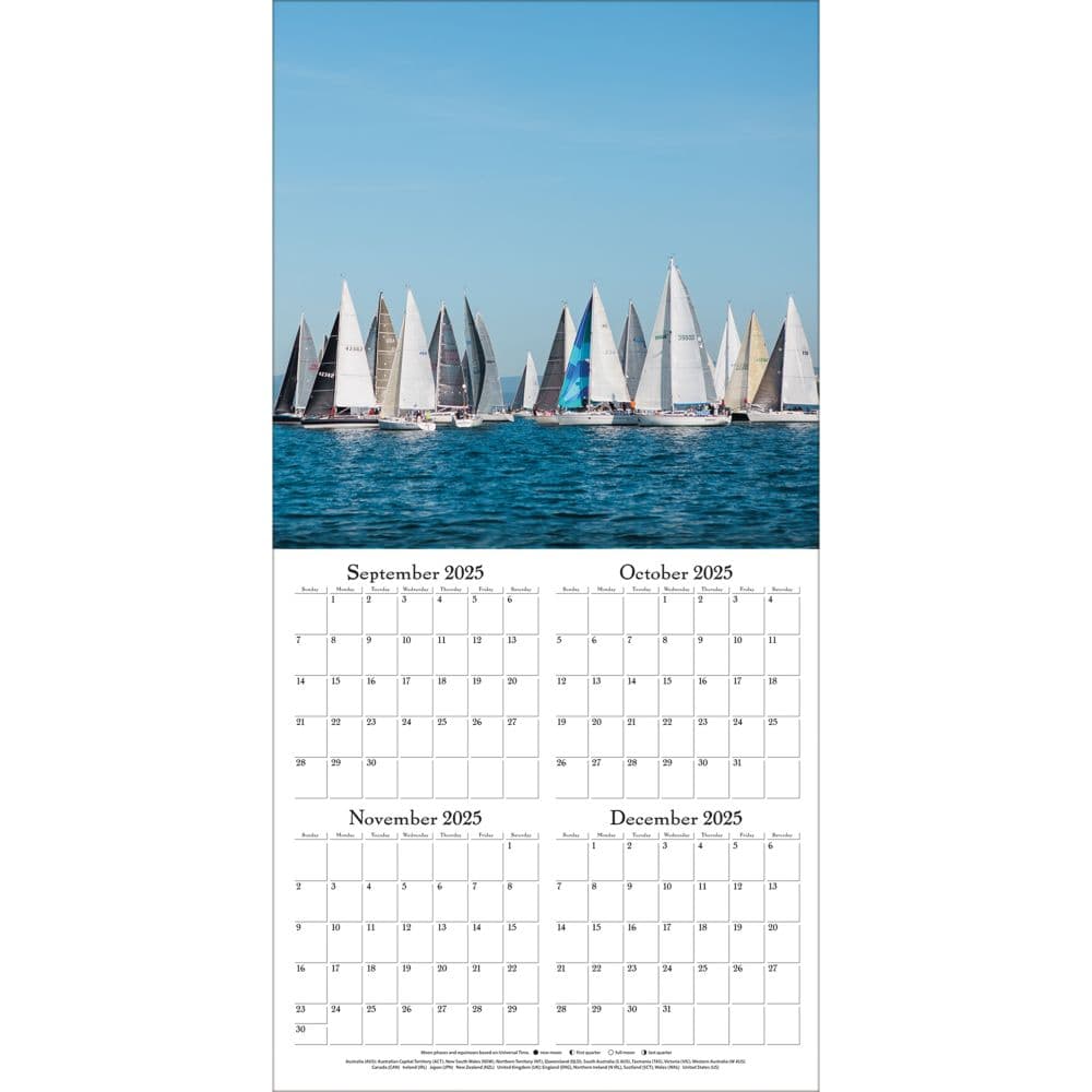 Sailboats 2026 Wall Calendar_ALT2