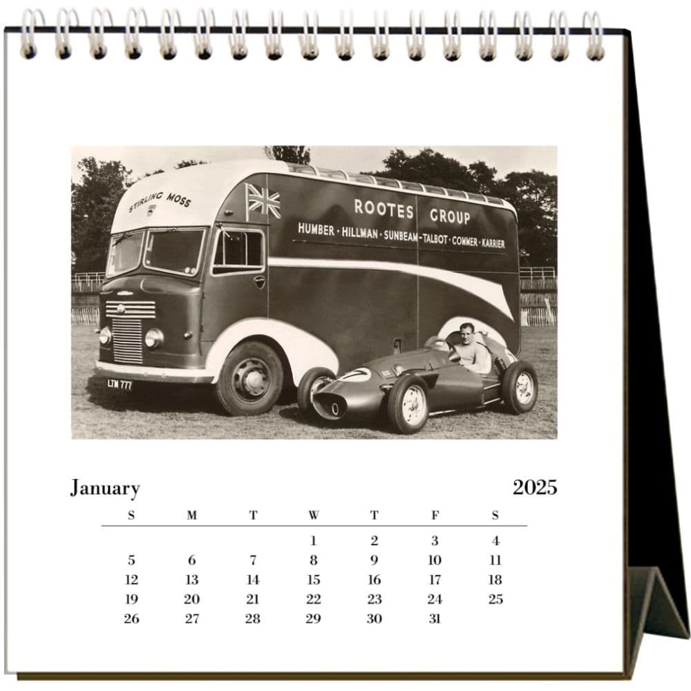 Sports Cars 2025 Easel Desk Calendar Second Alternate Image width="1000" height="1000"