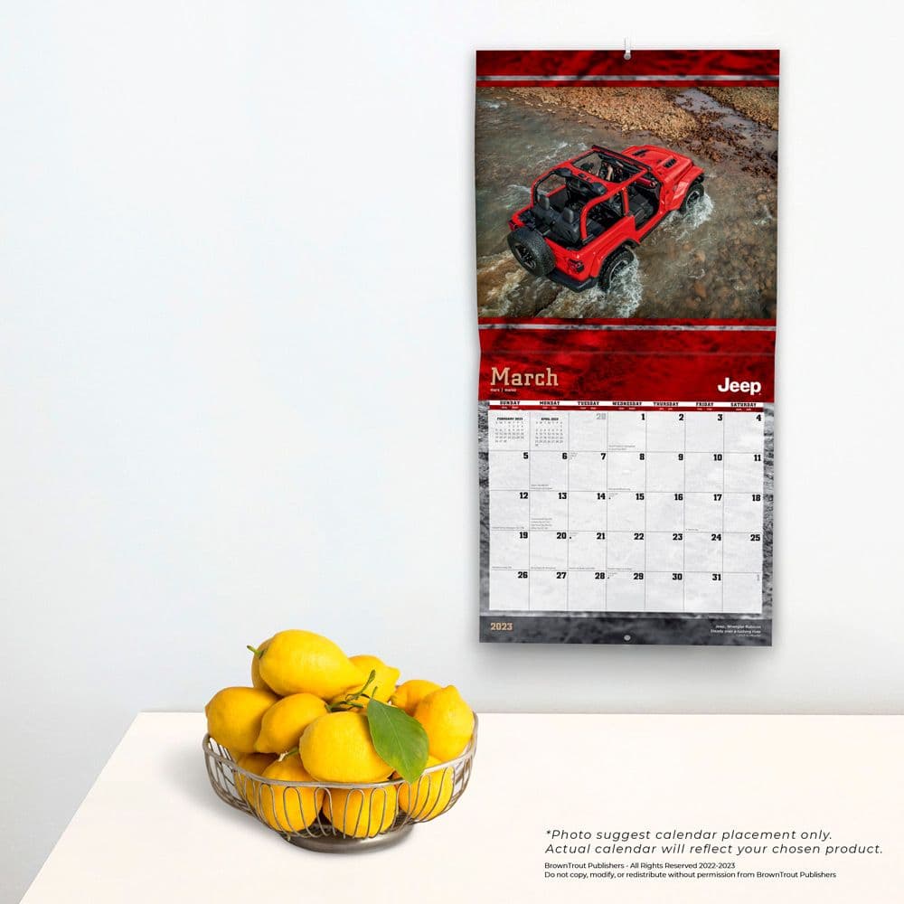 Jeep 2023 Square Wall Calendar - Calendars.com