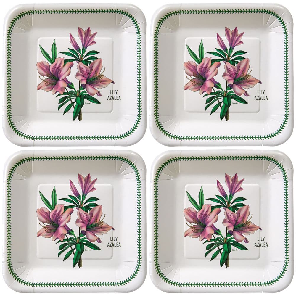 Spode Garden Floral Paper Plate