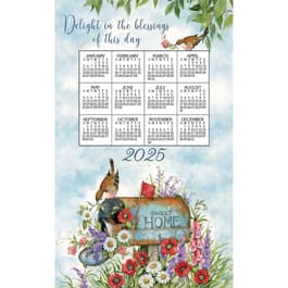 Floral Mail 2025 Towel Calendar