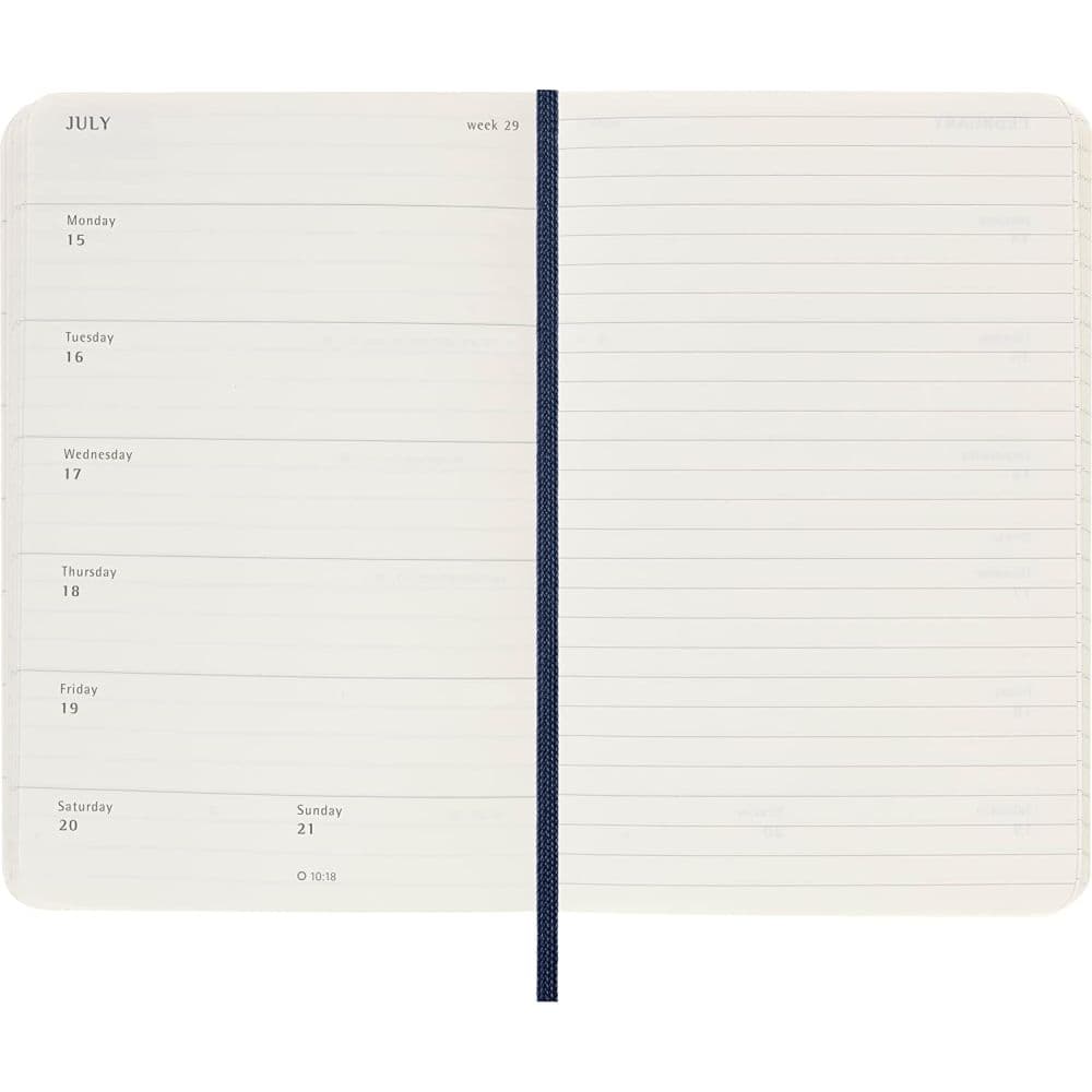 Moleskine Pocket Blue Weekly 2024 Planner - Calendars.com