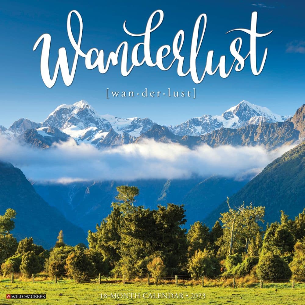 Wanderlust 2023 Calendar - Calendars.com