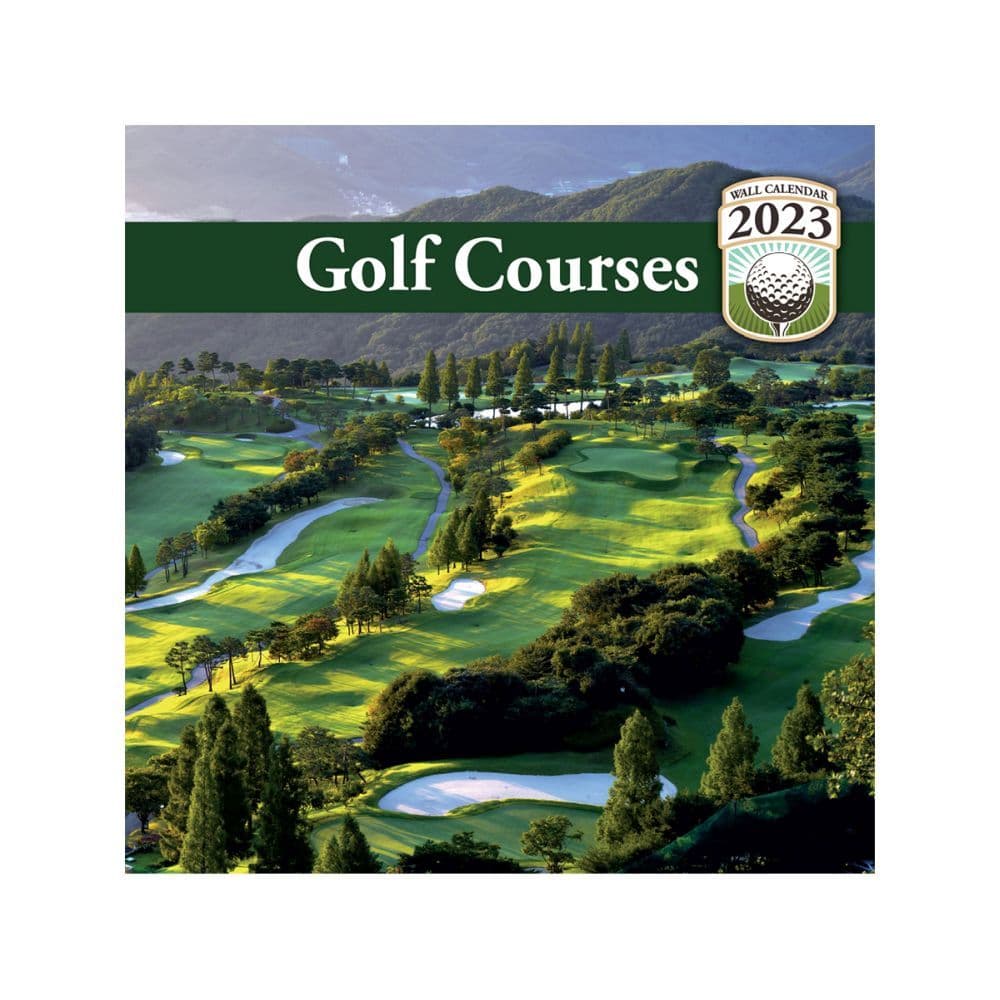 Golf 2023 Mini Wall Calendar