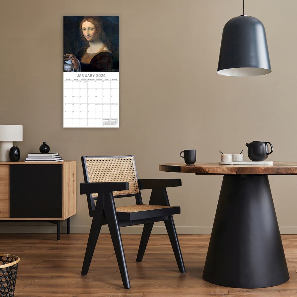 Leonardo and Michelangelo 2024 Wall Calendar