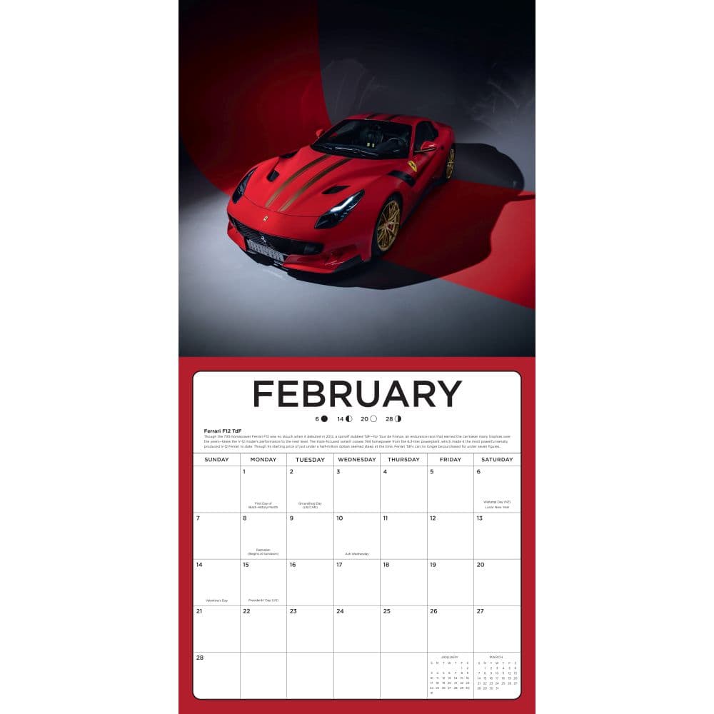 Supercars 2027 Wall Calendar Second Alternate Image