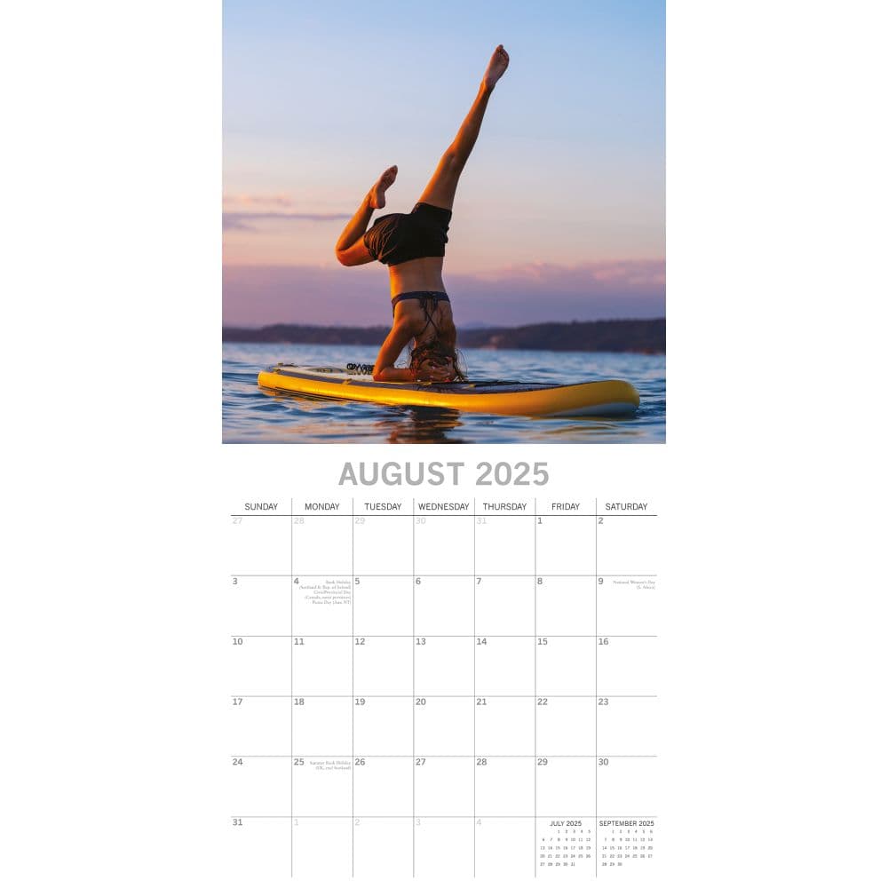 Yoga 2025 Wall Calendar