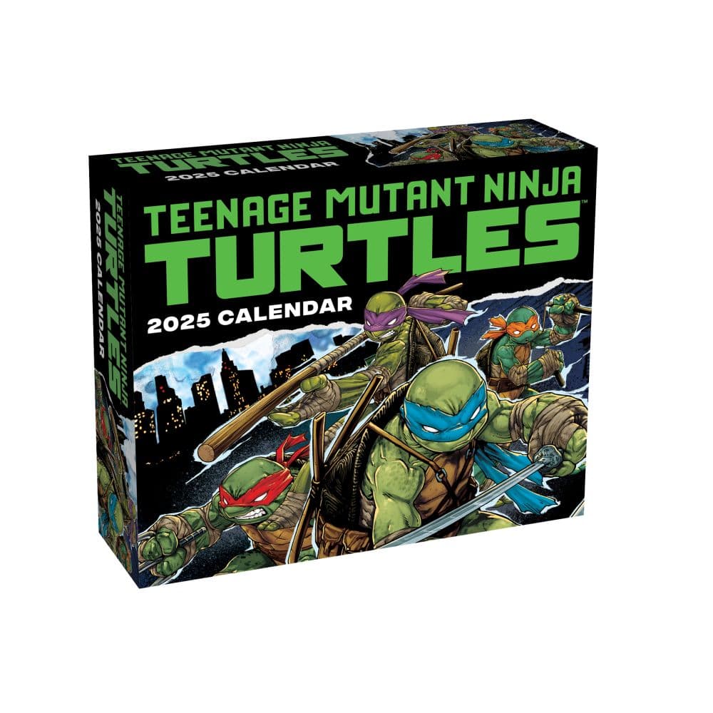 Teenage Mutant Ninja Turtles Comics 2025 Desk Calendar