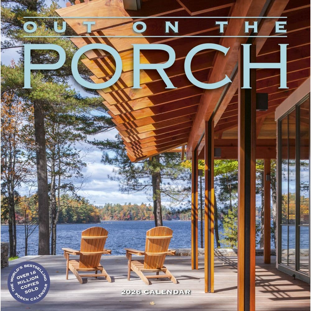 Out On The Porch 2026 Wall Calendar Main Image