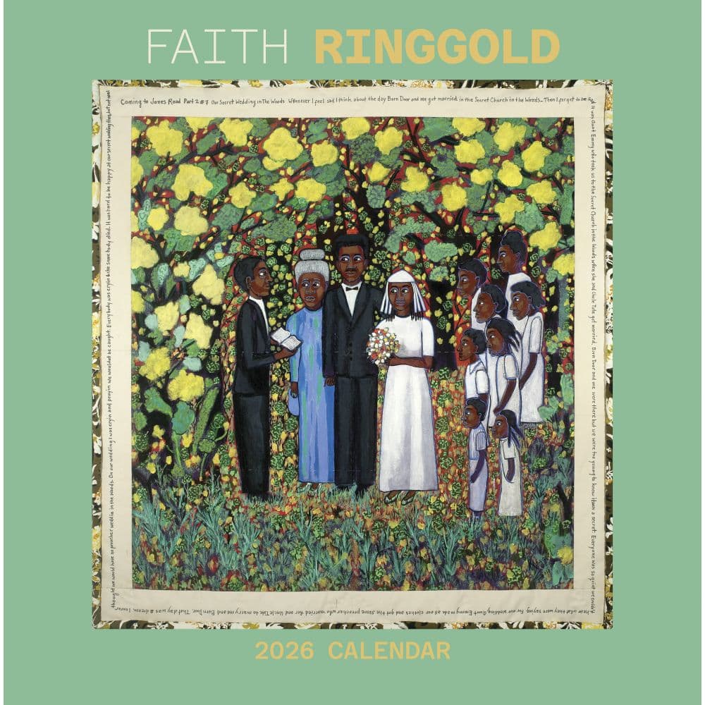Faith Ringgold 2026 Wall Calendar Main Product Image